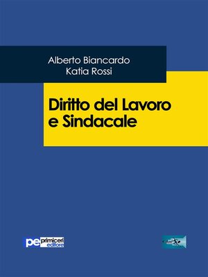 cover image of Diritto del lavoro e sindacale